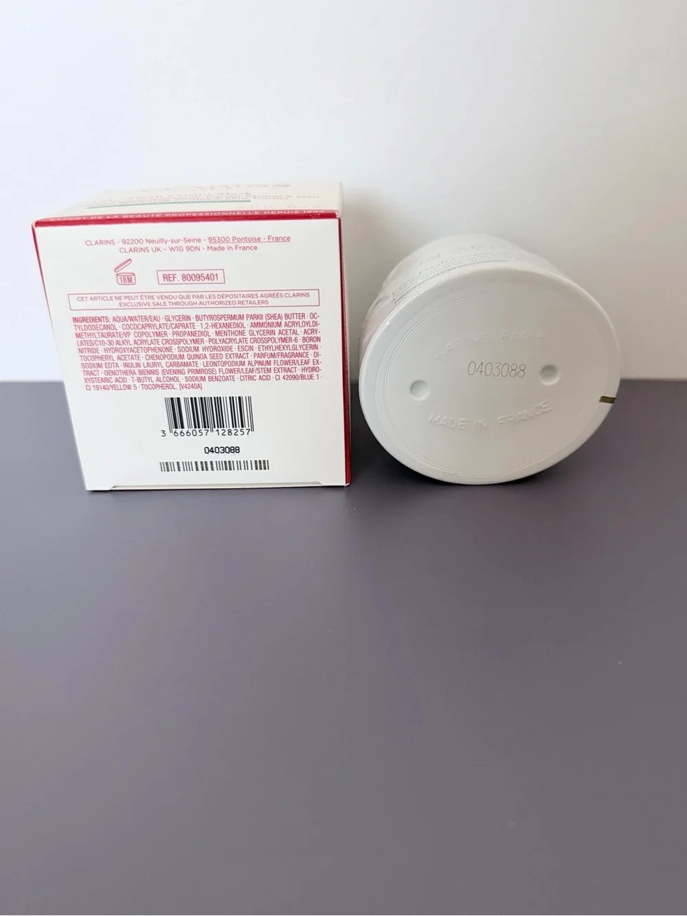 Clarins Cryo-Flash Cream-Mask 2.5 oz 75mL Sealed NIB Firming Glow Booster